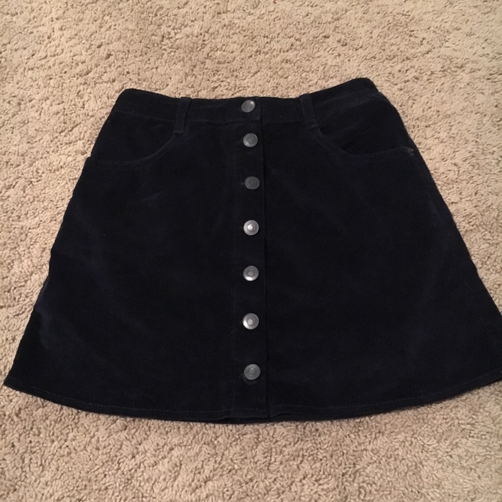 brandy navy skirt